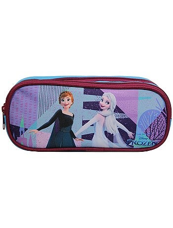 BAGTROTTER Trousse scolaire 2 compartiments Disney La Reine Des Neiges / Frozen Multicolore