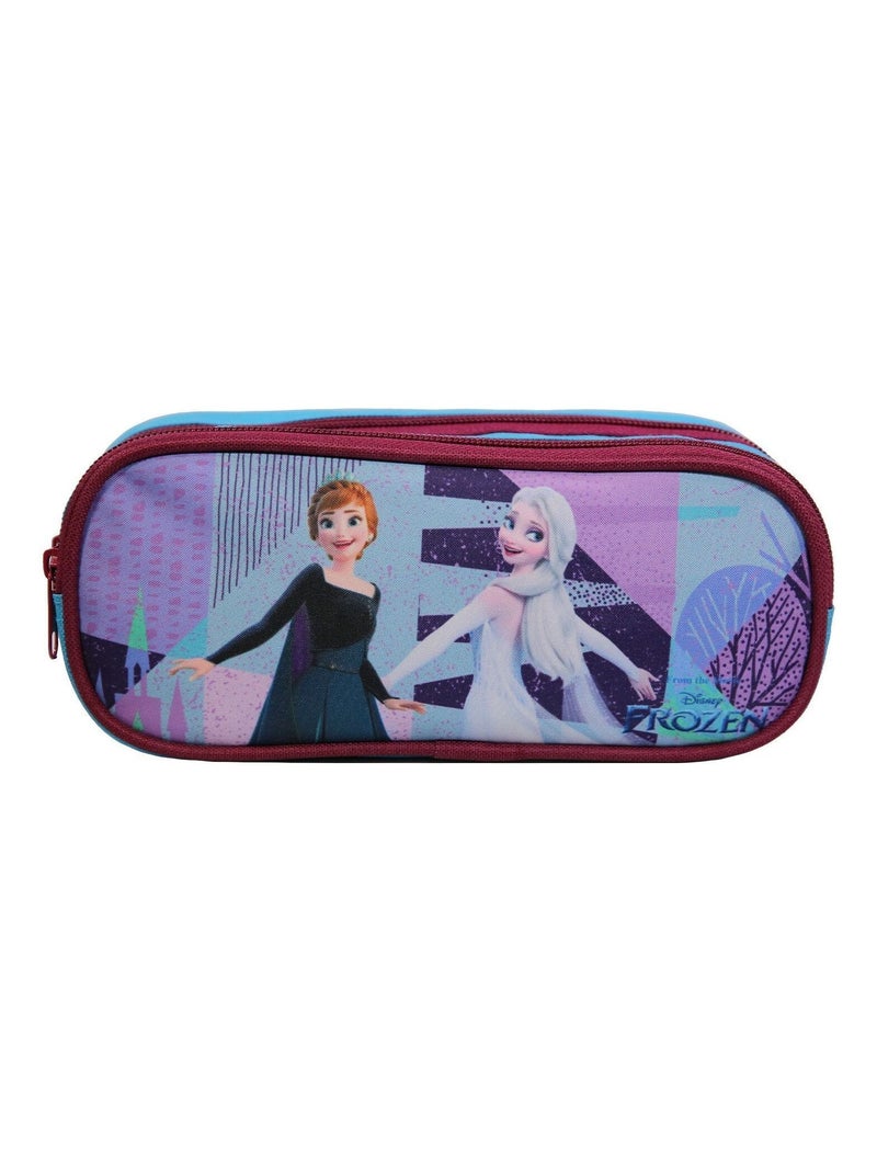 BAGTROTTER Trousse scolaire 2 compartiments Disney La Reine Des Neiges / Frozen Multicolore Multicolore - Kiabi