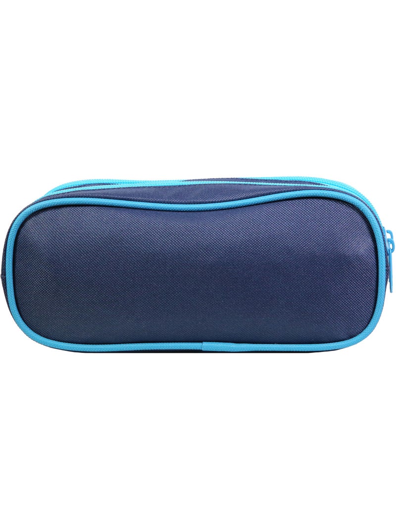 BAGTROTTER Trousse scolaire 2 compartiments Disney Mickey Bleu Bleu - Kiabi