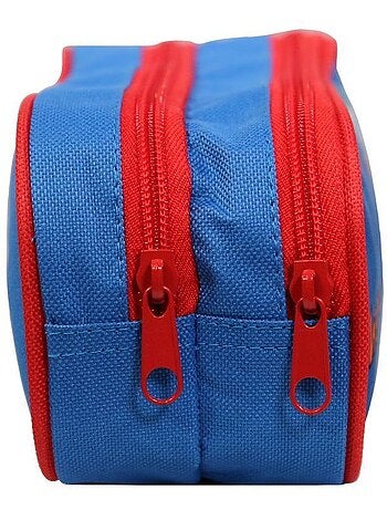 BAGTROTTER Trousse scolaire 2 compartiments Disney Mickey Bleue