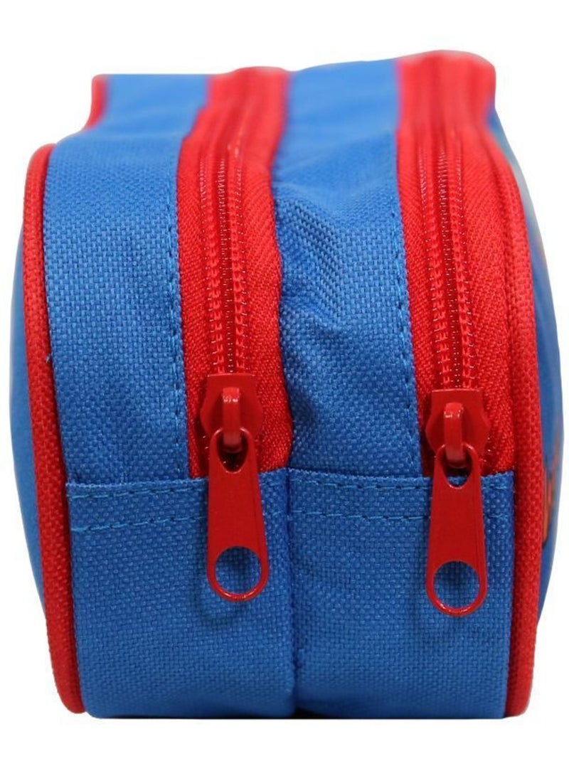 BAGTROTTER Trousse scolaire 2 compartiments Disney Mickey Bleue Bleu - Kiabi