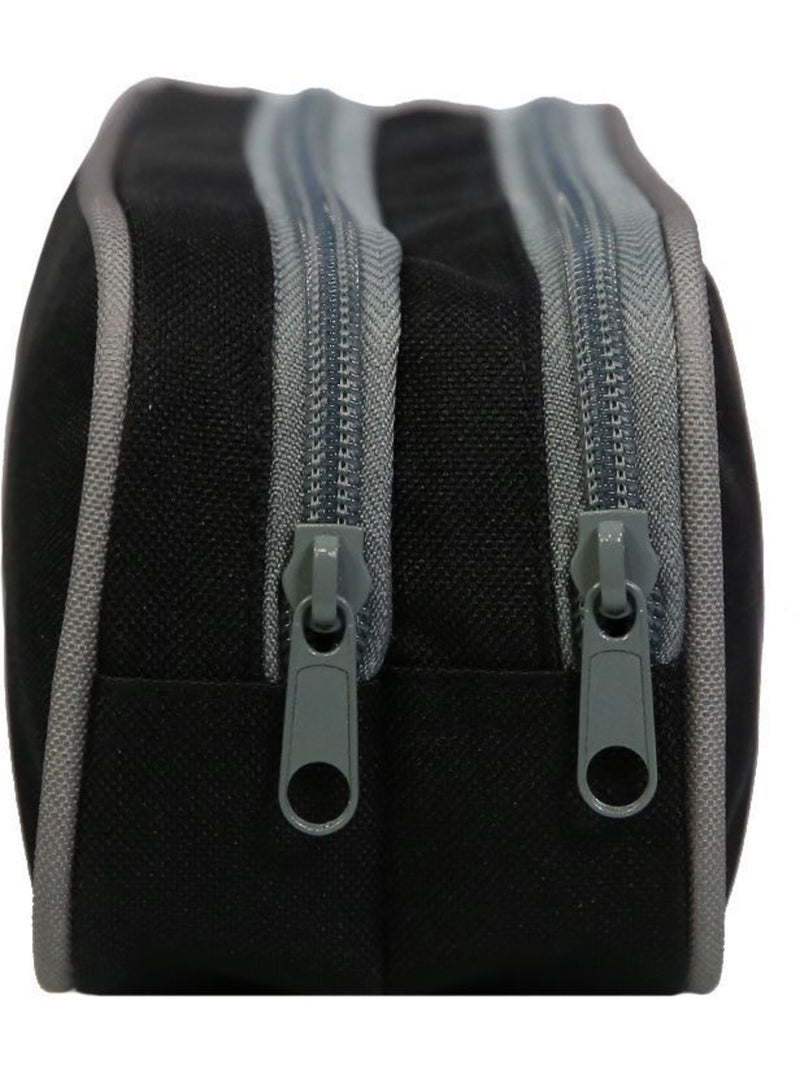 BAGTROTTER Trousse scolaire 2 compartiments Disney Star Wars Noire Noir - Kiabi