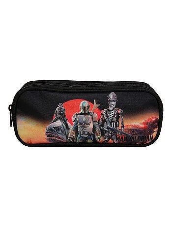 BAGTROTTER Trousse scolaire 2 compartiments Disney Star Wars / The Mandalorian Multicolore