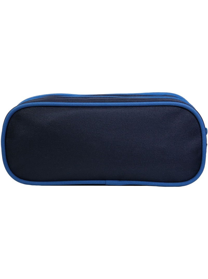 BAGTROTTER Trousse scolaire 2 compartiments Hot Wheels Voiture Bleue Bleu - Kiabi
