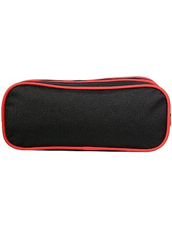 BAGTROTTER Trousse scolaire 2 compartiments Jurassic World Noire