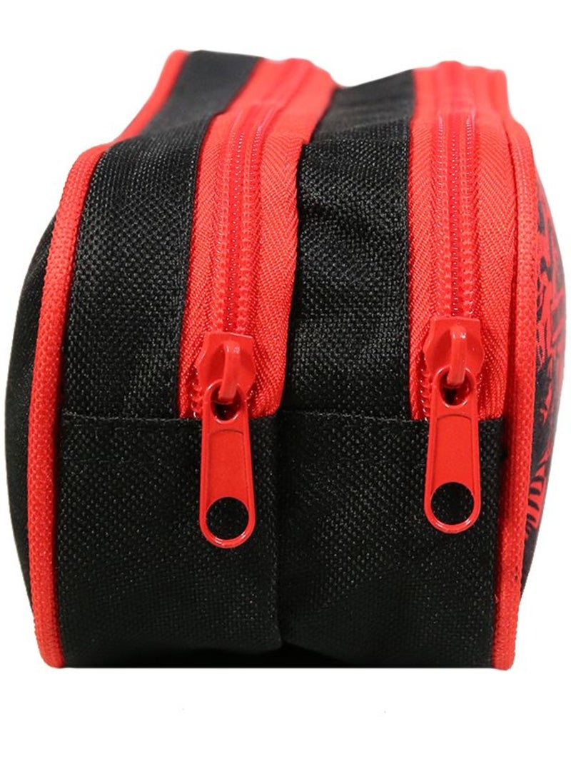 BAGTROTTER Trousse scolaire 2 compartiments Jurassic World Noire Noir - Kiabi