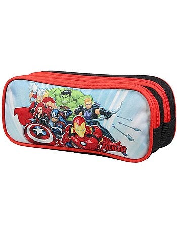 BAGTROTTER Trousse scolaire 2 compartiments Marvel Avengers Multicolore