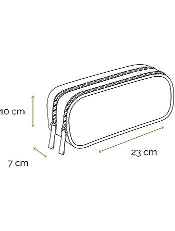 BAGTROTTER Trousse scolaire 2 compartiments Marvel Avengers Multicolore