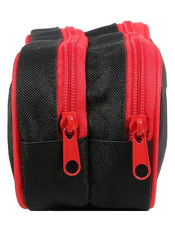 BAGTROTTER Trousse scolaire 2 compartiments Marvel Spider-Man Noire