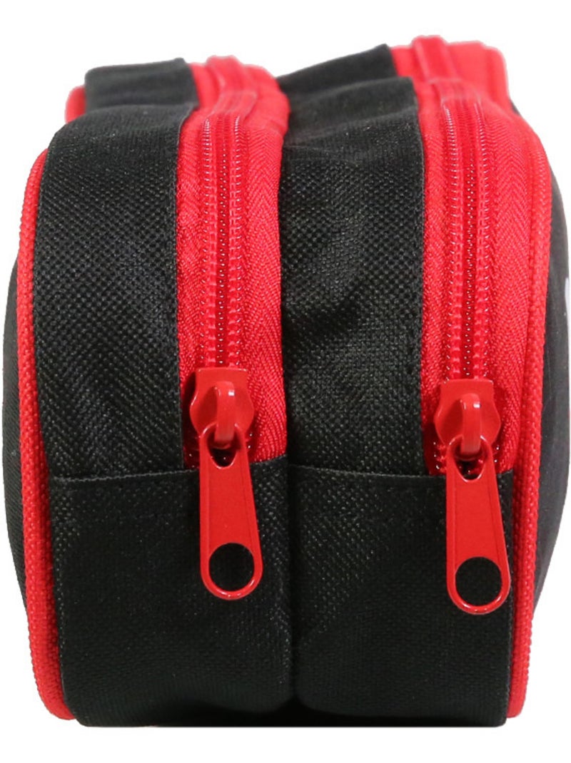 BAGTROTTER Trousse scolaire 2 compartiments Marvel Spider-Man Noire Noir - Kiabi