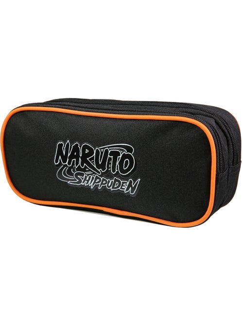 BAGTROTTER  Trousse scolaire 2 compartiments Naruto Noir - Kiabi