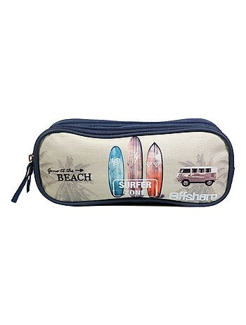 Trousse scolaire ronde Offshore Beige Van Surf