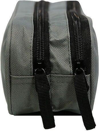 BAGTROTTER Trousse scolaire 2 compartiments Offshore Grise
