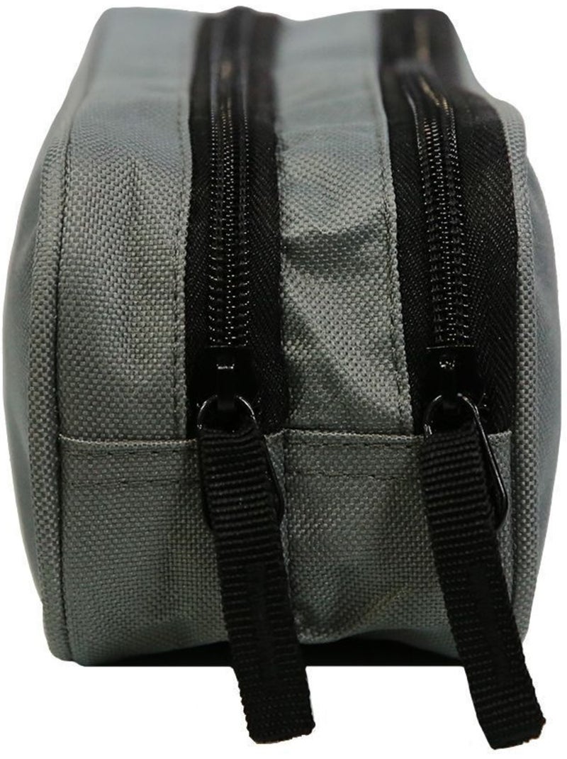 BAGTROTTER Trousse scolaire 2 compartiments Offshore Grise Gris - Kiabi