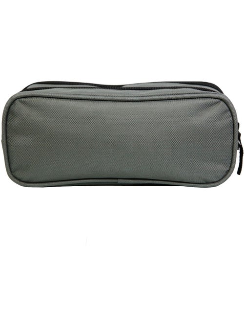 BAGTROTTER Trousse scolaire 2 compartiments Offshore Grise - Kiabi