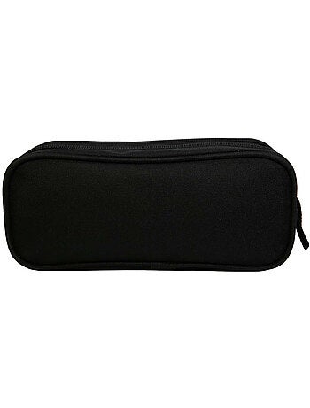 BAGTROTTER Trousse scolaire 2 compartiments Offshore Noire