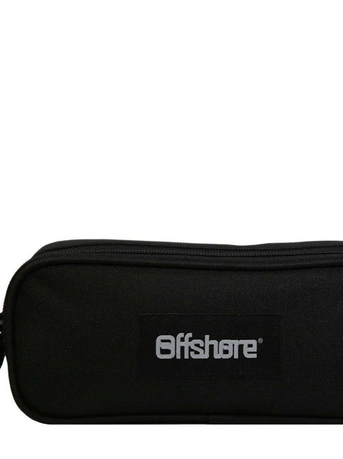 BAGTROTTER Trousse scolaire 2 compartiments Offshore Noire - Kiabi