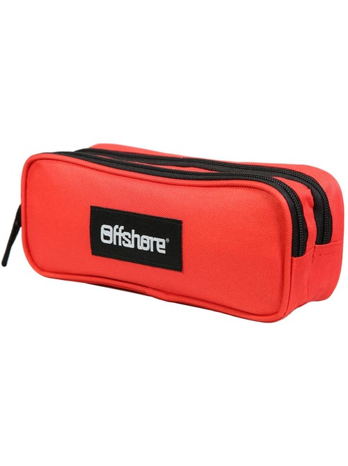 BAGTROTTER Trousse Scolaire 2 Compartiments Offshore Rouge - Kiabi