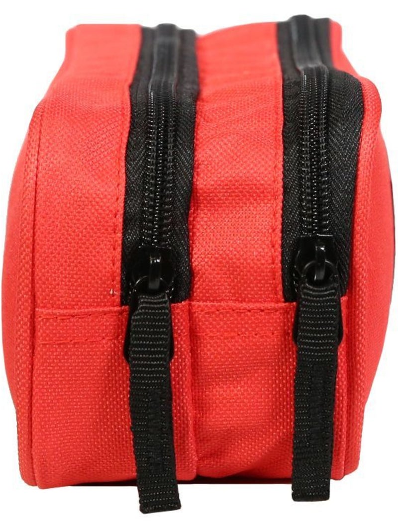 BAGTROTTER Trousse Scolaire 2 Compartiments Offshore Rouge Rouge - Kiabi