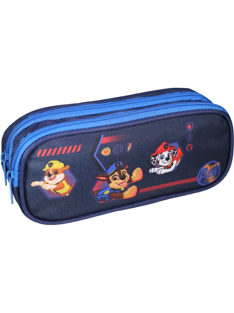 BAGTROTTER Trousse scolaire 2 compartiments Pat'Patrouille Bleu Bleu - Kiabi