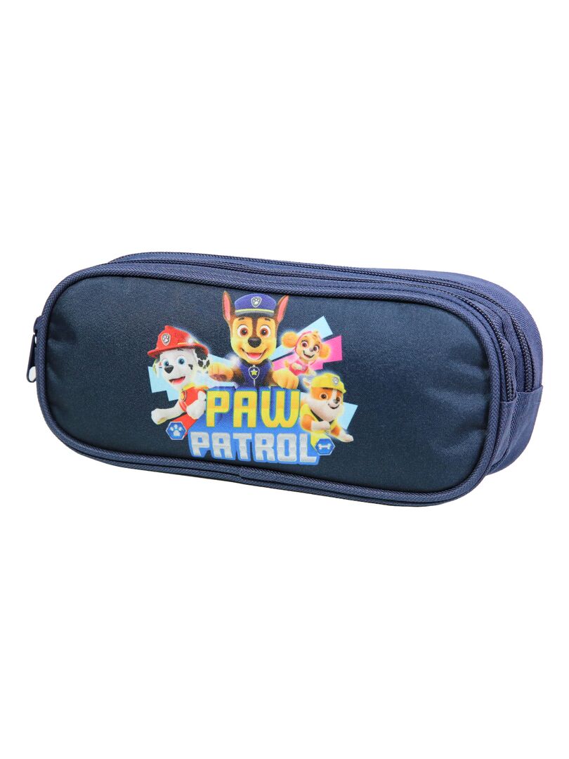 BAGTROTTER Trousse scolaire 2 compartiments Pat'Patrouille Bleue Bleu - Kiabi