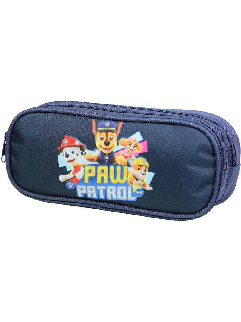 BAGTROTTER Trousse scolaire 2 compartiments Pat'Patrouille Bleue Bleu - Kiabi