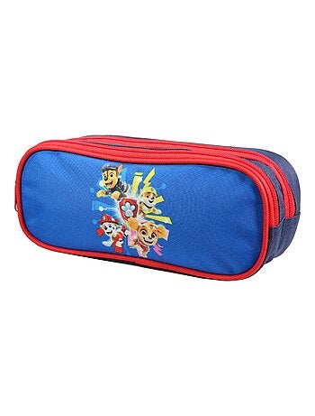 BAGTROTTER Trousse scolaire 2 compartiments Pat'Patrouille Bleue