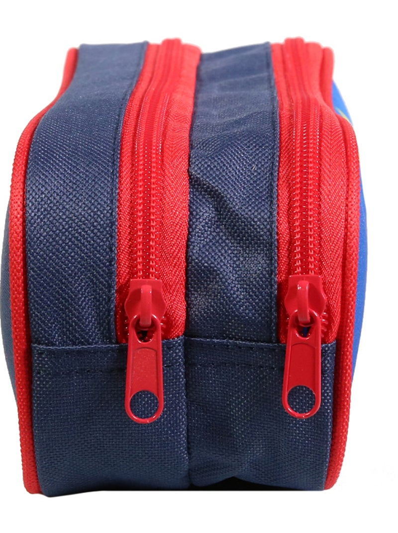 BAGTROTTER Trousse scolaire 2 compartiments Pat'Patrouille Bleue Bleu - Kiabi