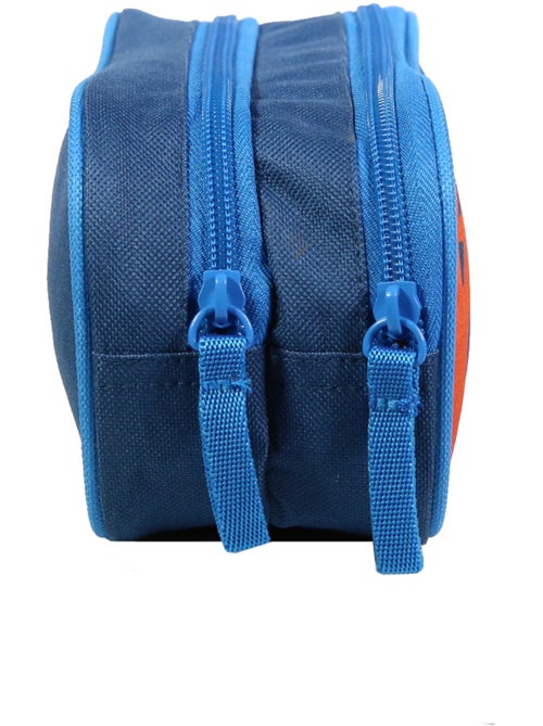 BAGTROTTER Trousse scolaire 2 compartiments Phileas Bleu Basket - Kiabi