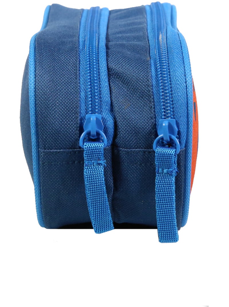 BAGTROTTER Trousse scolaire 2 compartiments Phileas Bleu Basket Bleu - Kiabi