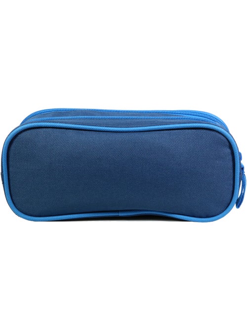 BAGTROTTER Trousse scolaire 2 compartiments Phileas Bleu Basket - Kiabi