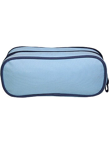 BAGTROTTER Trousse scolaire 2 compartiments Phileas Bleu