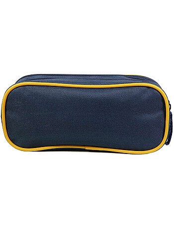 BAGTROTTER Trousse scolaire 2 compartiments Phileas Bleue Dinosaure