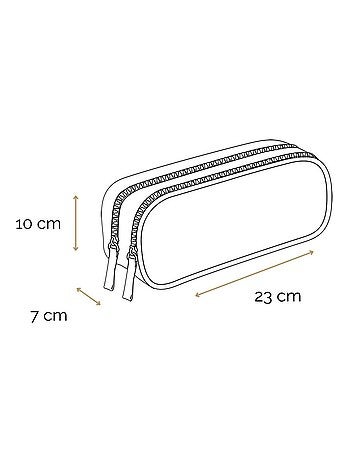 BAGTROTTER Trousse scolaire 2 compartiments Spider-Man Bleu
