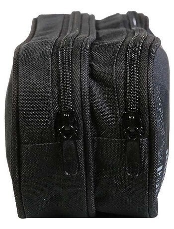 BAGTROTTER Trousse scolaire 2 compartiments Tortues Ninja Noire
