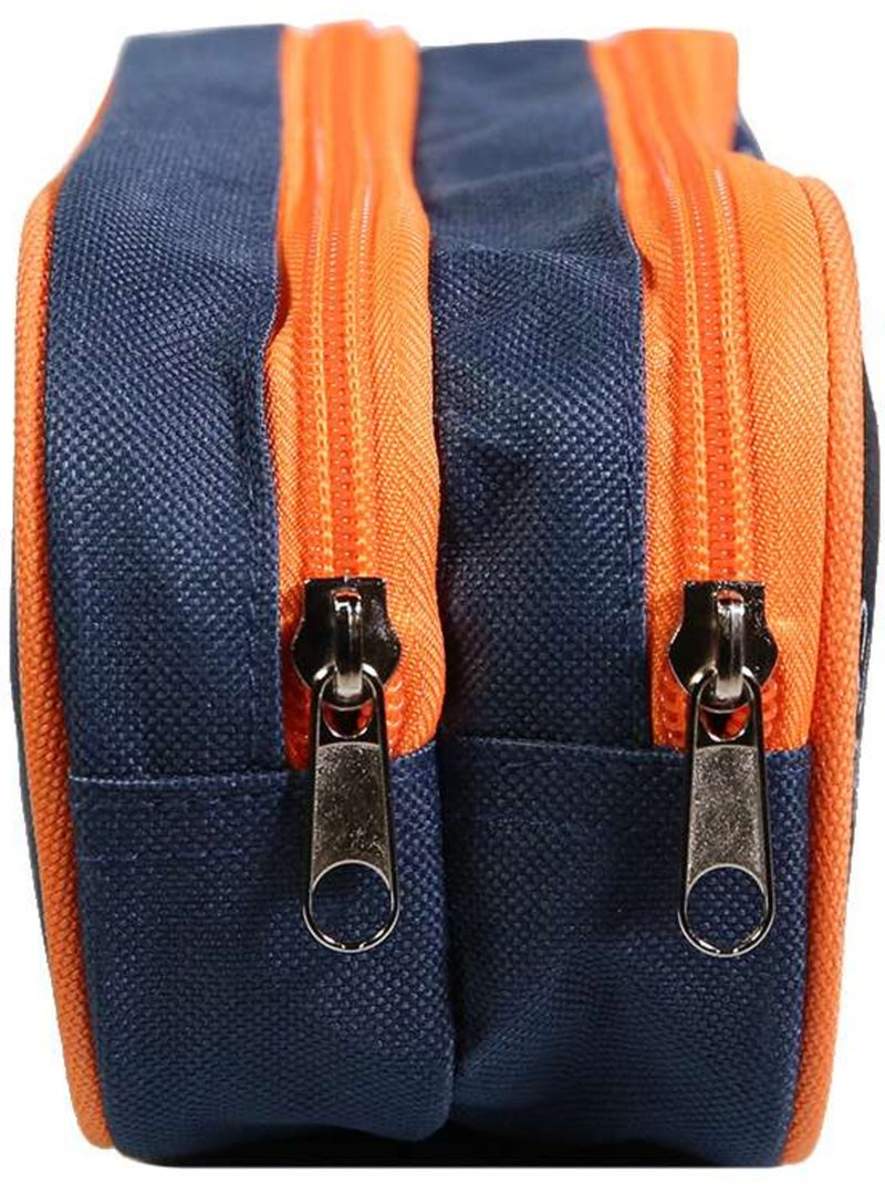 BAGTROTTER Trousse scolaire 2 compartiments Vorax Dinosaure Bleue Bleu - Kiabi