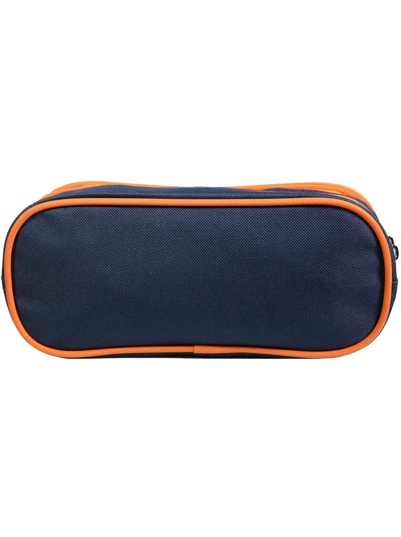 BAGTROTTER Trousse scolaire 2 compartiments Vorax Dinosaure Bleue Bleu - Kiabi