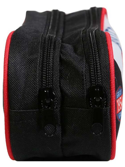 BAGTROTTER Trousse scolaire 2 compartiments Vorax Tigre Noire - Kiabi