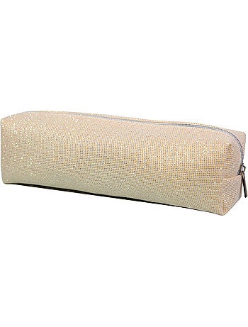 BAGTROTTER Trousse scolaire carrée No Name Doré