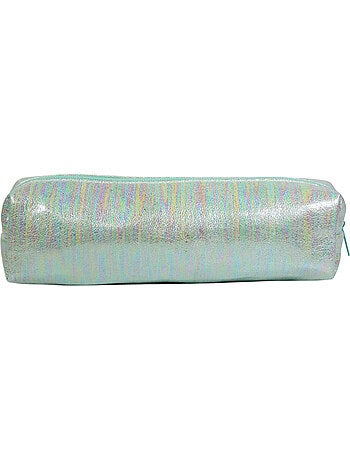 BAGTROTTER Trousse scolaire carrée No Name Turquoise