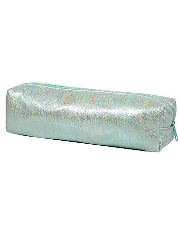 BAGTROTTER Trousse scolaire carrée No Name Turquoise