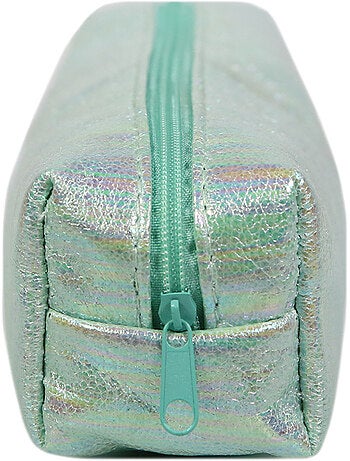 BAGTROTTER Trousse scolaire carrée No Name Turquoise