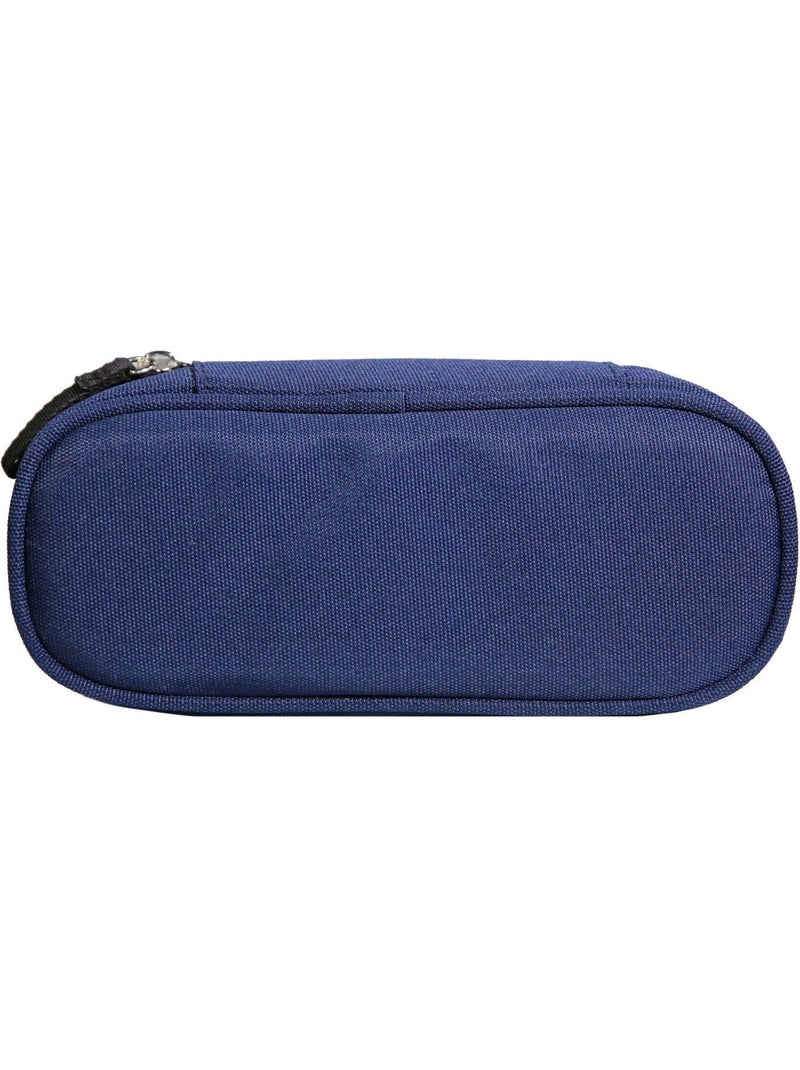 BAGTROTTER Trousse scolaire ovale Plumier Offshore Bleue Bleu - Kiabi