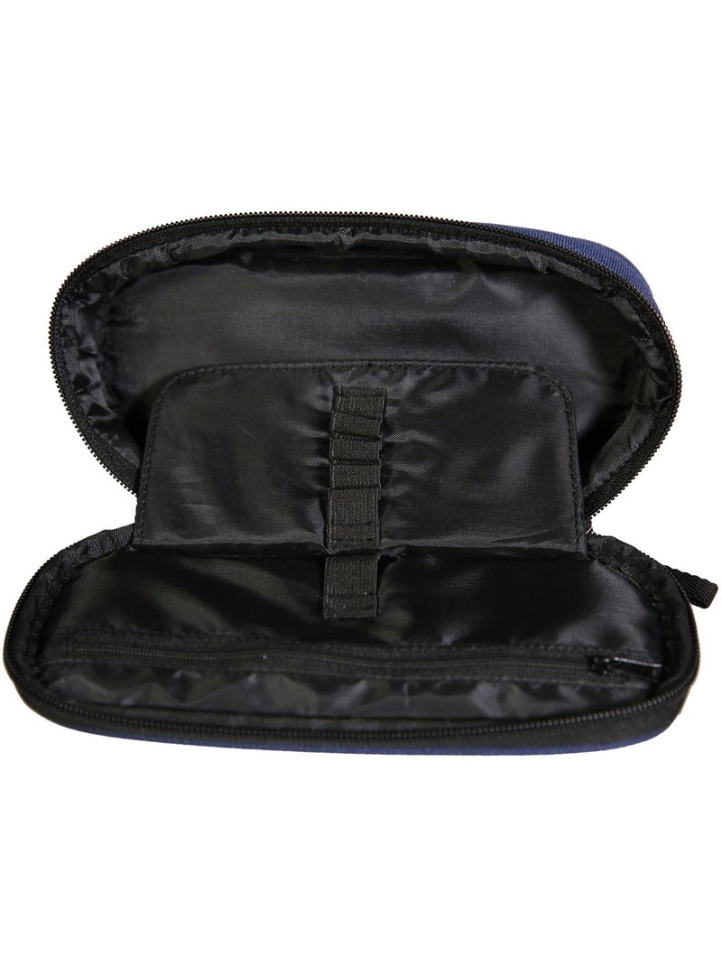 BAGTROTTER Trousse scolaire ovale Plumier Offshore Bleue Bleu - Kiabi