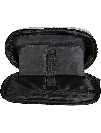 BAGTROTTER Trousse scolaire ovale Plumier Offshore Grise