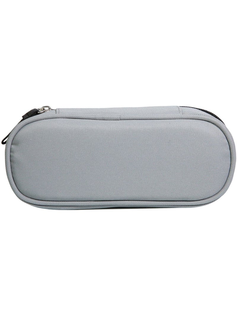 BAGTROTTER Trousse scolaire ovale Plumier Offshore Grise Gris - Kiabi
