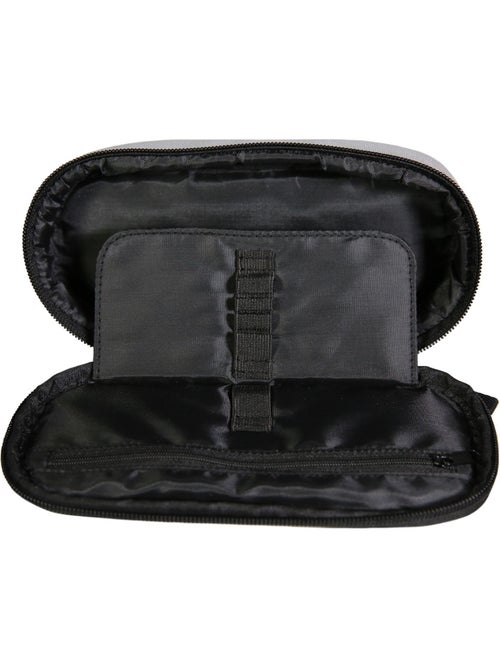 BAGTROTTER Trousse scolaire ovale Plumier Offshore Grise - Kiabi