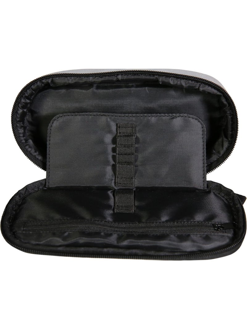 BAGTROTTER Trousse scolaire ovale Plumier Offshore Grise Gris - Kiabi