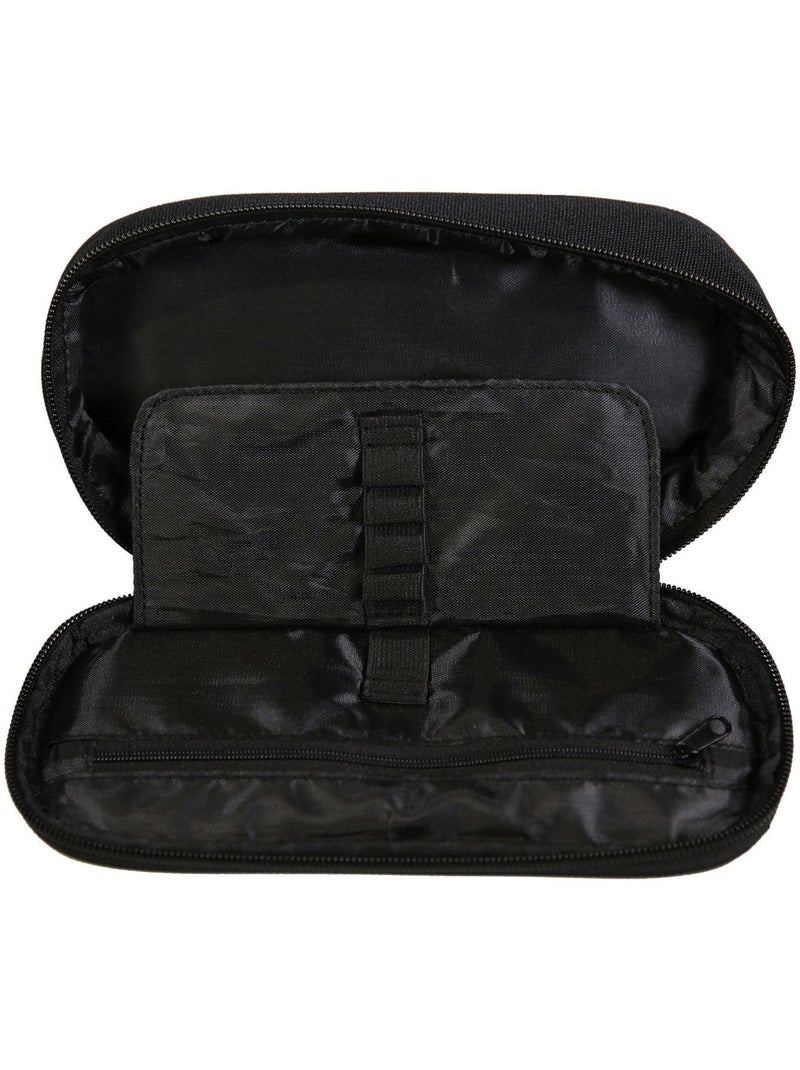 BAGTROTTER Trousse scolaire ovale Plumier Offshore Noire Noir - Kiabi