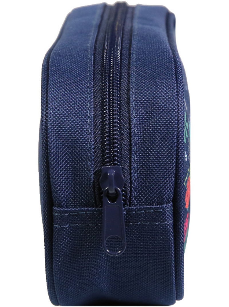 BAGTROTTER Trousse scolaire rectangulaire Cybel Cheval Licorne Bleu Fleurs Bleu - Kiabi